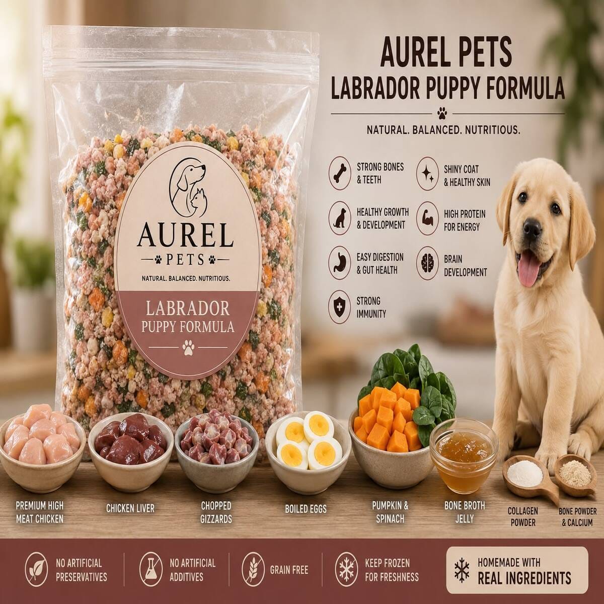 Aurel Pets Labrador Puppy Meal Formula
